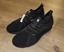 Ermenegildo Zegna Wildleder/Mesch Sneakers Techmerino™, Schwarz, Gr. 42