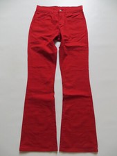 Levi's 525 Bootcut Damen Stoff Jeans Hose W 28 /L 32 ROTE Sommer Stoffhose KULT!