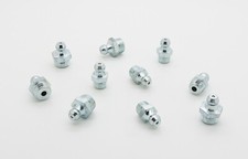 Schmiernippel M 6 x 1, M 8 x 1 und M 10 x 1 DIN 71412, verzinkt, Form A, H1 180°