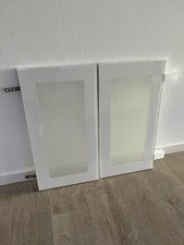 2 Stück Nolte Küchen Türen mit Schanier mit Glaseinsatz neuwertig, keine Kratzer