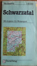 Wanderkarte Schwarzatal mit