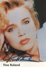 TINA RULAND - Autogramm orig