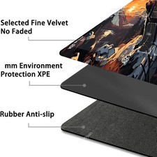 Spielmatte Mousepad Gummi Oberfläche für Sammelkarten und TCGs Tische