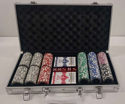 Satz pokerchips mit - pokerchips,