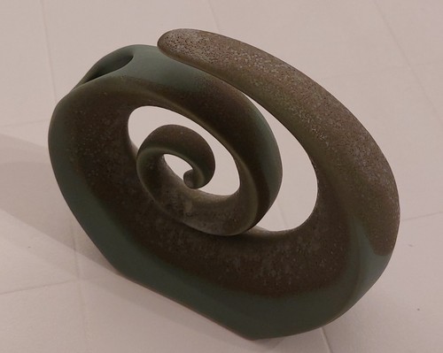 Studio keramik spiralvase - keramik,