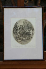 Dachau Dachauer Maler Eberlein Rathausplatz Dachau Druck 22/50 41 x 31 cm 