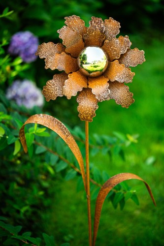 Gartenstecker blume metall - blume,