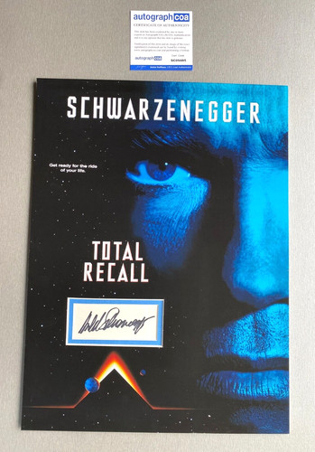 Arnold schwarzenegger signed - schwarzenegger,
