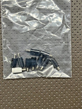 Bananenstecker Querlochstecker 2,6mm 9xschwarz ,1xweiß  gebraucht Anlagenrückbau