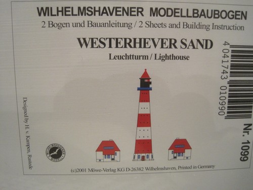 Leuchtturm westerhever sand - westerhever,