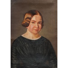 Biedermeier Porträt Frau