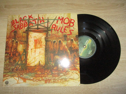 Black sabbath mob rules - black, lp
