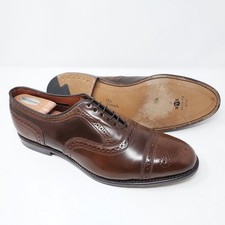 Allen Edmonds 1645 Half-Brogue Oxford Brown Shell Cordovan/Braun (EU 48 US 13 D)