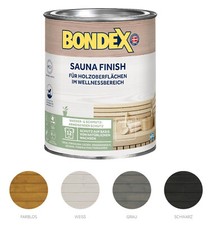 BEULE 1L Bondex Sauna Finish Farbwahl Saunaöl Holzschutz