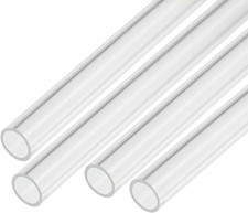 4 Stück PVC Transparent Rohr
