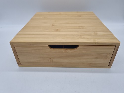 Relaxdays natur schubladenbox - natur,