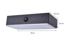 LED Solarleuchten für Garten & Balkon, Außenwandleuchten mit Bewegungsmelder