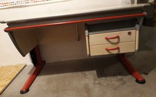 Mitwachsender Schreibtisch Moll Champion mit Schubladen höhenverstellbar