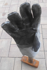 rechter Handschuh mit Stulpe Größe XL Schweinsleder Arbeit Baustelle Tiefbau