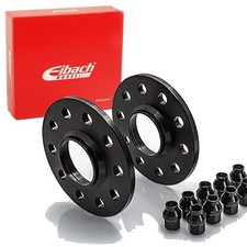 EIBACH PRO-SPACER 18mm SPURVERBREITERUNG SCHWARZ 2x9mm SPURPLATTEN LK:5x108   