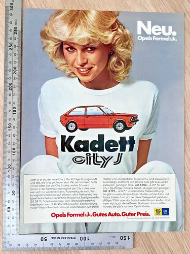 1976 opel kadett - kadett, j