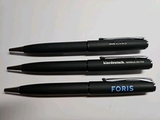Diplomat,  Esteem,  Kugelschreiber, 3 Stück,  Matt Schwarz,  Mit Aufdruck, Neu