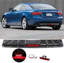 Heckdiffusor + LED Licht Heck Diffusor Heckstoßstange für Audi A5 S-Line Coupe
