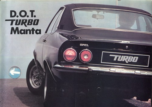 Opel manta turbo uk - d.o.t.,