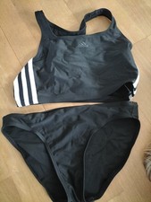 Bikini 170 14-15 Jahre adidas schwarz-weiß