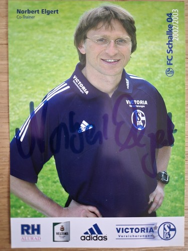 Norbert elgert autogrammkarte - norbert,