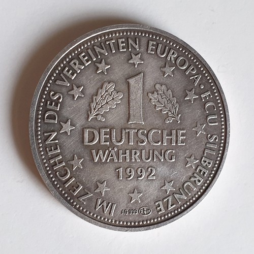 Ecu silbermedaille deutsche - silbermedaille,