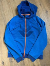 Sweatjacke Größe 170, blau