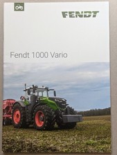 FENDT 1000 Vario 1050 1046 1042 1038 Traktoren Prospekt Bulldog Schlepper