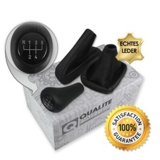 SCHALTKNAUF + LEDER SCHALTSACK HANDBREMSSACK FÜR BMW 3 3er E36 E46 5-GANG 5 GANG