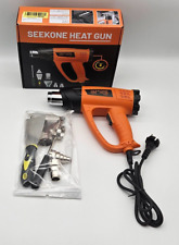 SEEKONE Heißluftpistole Variable Temperaturregelung 60℃- 600℃ Heissluftgebläse