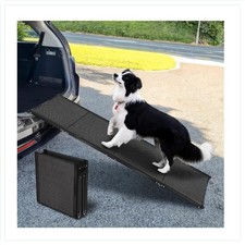 Hunderampe Auto Alu 180x50cm klappbar Anti-Rutsch für große Hunde