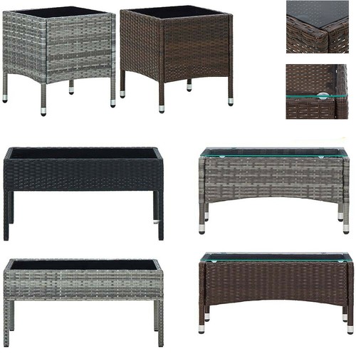 Gartentisch polyrattan - gartentisch,