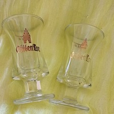 2 Likörgläser Glas