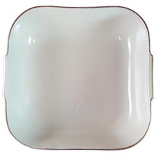 Schüssel Servierschüssel mit Griffen Goldrand Rosenthal Helena Beige