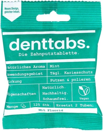 Denttabs zahnputztablette 125 - denttabs,