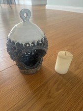 Astronautenhelm mit Kerze für Joko und Klaas #24hjk