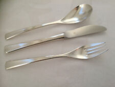 WMF Brasilia Silber Besteck 3 tlg Messer Gabel Löffel 90er Neuwertig -mehrere