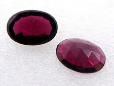 Natürlicher Granat Oval Rose Cut Loser Edelstein 10X14 MM Für Schmuckstein P2197