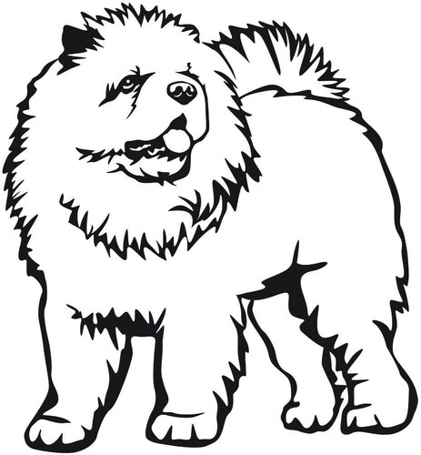 Chow aufkleber - chow,