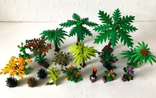 LEGO NEU Dschungel-Konvolut - 5 Palmen  - Pflanzen - Büsche - Grünzeug - Piraten
