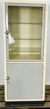 Baisch Arztschrank Vitrinenschrank Beige Grau Aktenschrank  GEPFLEGT