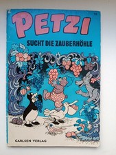 Vintage Kindercomic Petzi sucht die Zauberhöhle Carlsen Verlag 8 Auflage 1979