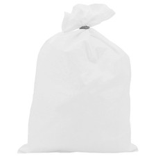 50 x Hochwasserschutz PP-Sack 30x60cm weiß + Bindeband | Sandsäcke | Flutsäcke 