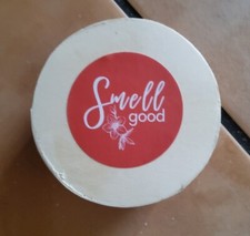 Schöne praktische Schmuckschachtel rund mit Aufkleber