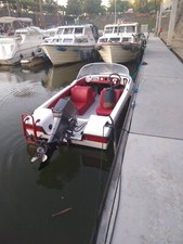 Motorboot Hellwig Triton 40 PS Mariner 2 Takt mit Trailer